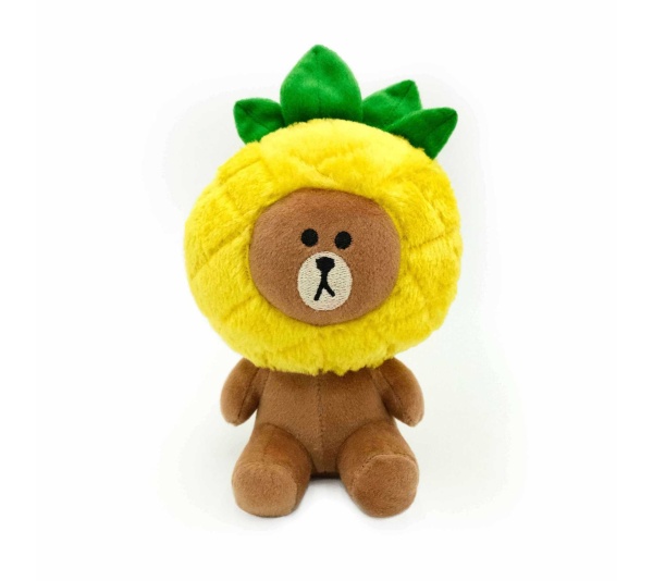 ZippyPaws Brown Plush - Pineapple Party
