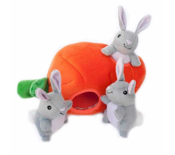 ZippyPaws Burrow Bunny 'n Carrot