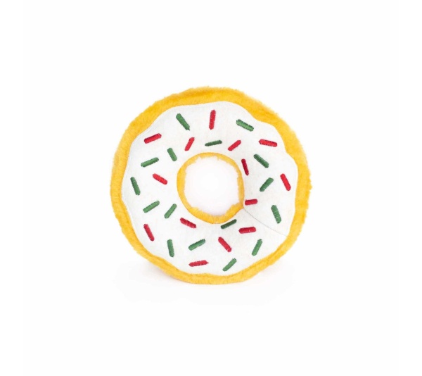 ZippyPaws Donutz Peppermint Plush Dog Toy