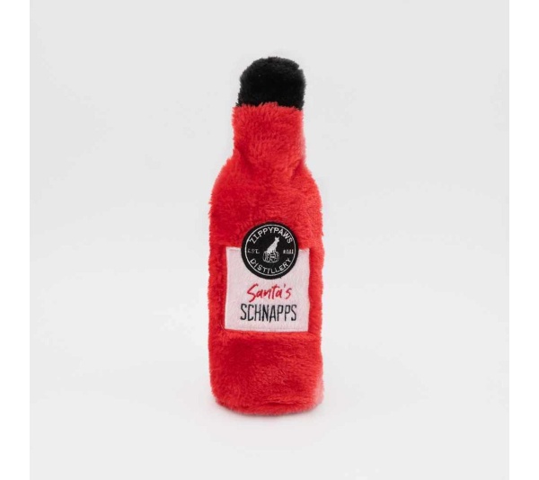 ZippyPaws Holiday Happy Hour Crusherz Santa's Schnapps