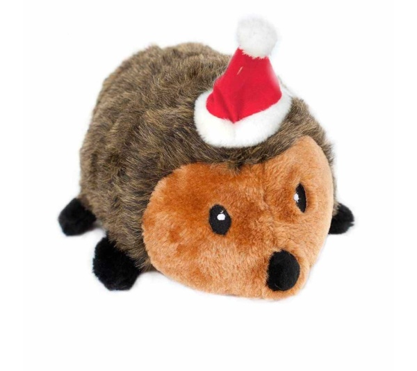 ZippyPaws Holiday Hedgehog Plush Dog Toy - XL