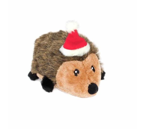 ZippyPaws Holiday Hedgehog Plush Dog Toy  - Large