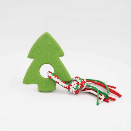 ZippyPaws Holiday ZippyTuff Teether Christmas Tree Dog Chew Toy - LLB Only