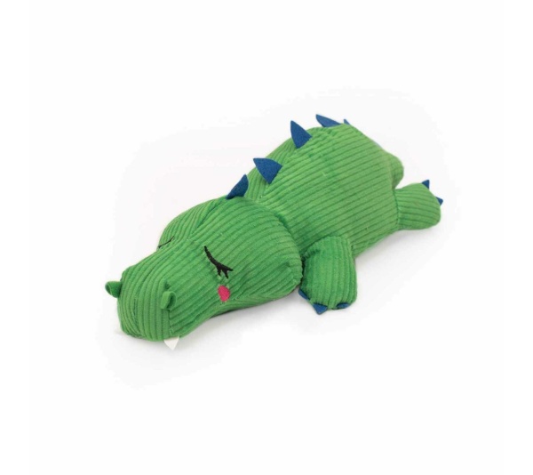 ZippyPaws Snooziez with Shhhqueaker - Alligator