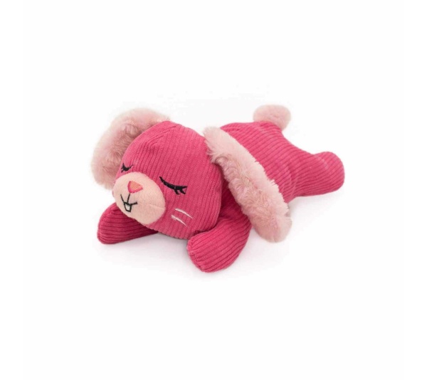 ZippyPaws Snooziez with Shhhqueaker - Bunny