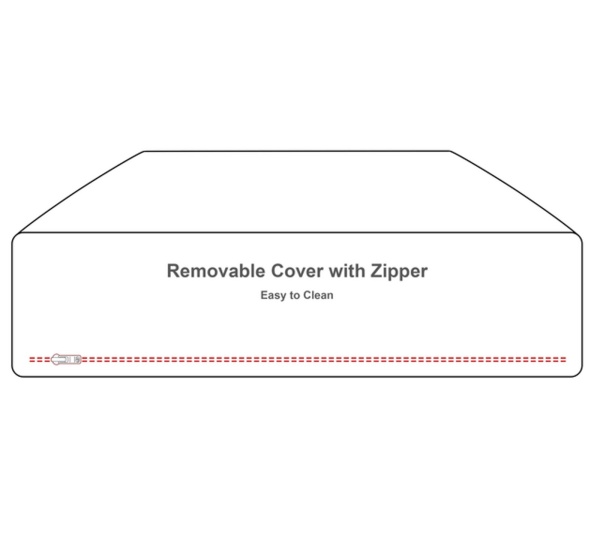 Midnight Frost - Rectangle Bed XL - Midnight Frost - XL - 56" x 41"