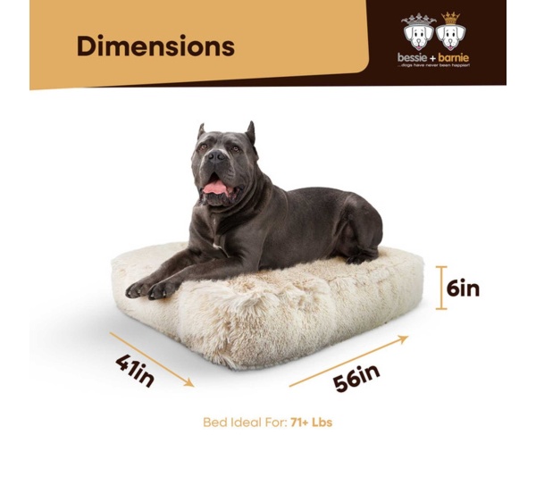 Blondie - Rectangle Bed  XL - Blondie - XL - 56" x 41"