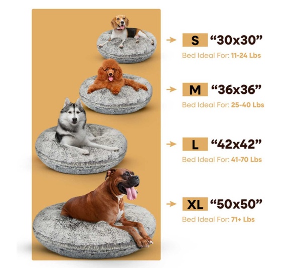 Frosted Snow - Bagel Bed MD - Frosted Snow - MD - 36"