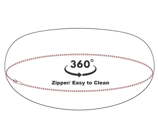 Frosted Snow - Bagel Bed XL - Frosted Snow - XL - 50"