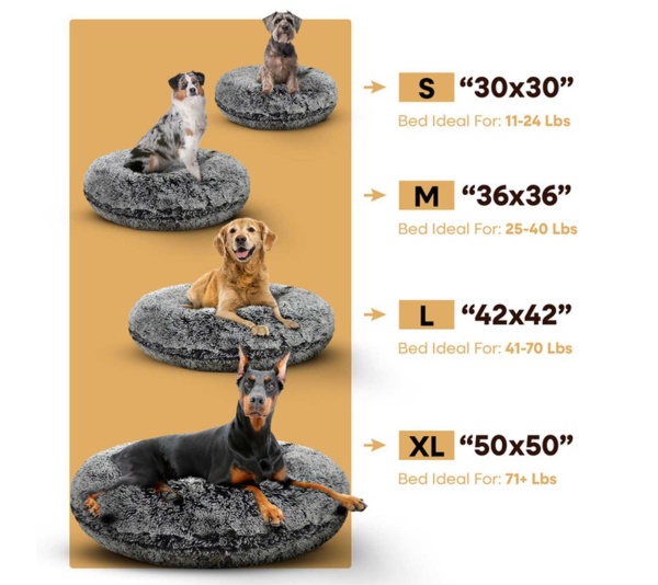 Midnight Frost - Bagel Bed XL - Midnight Frost - XL - 50"