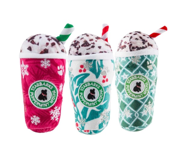 A Latte of Christmas Cheer! Stocking Stuffers Dog Toys