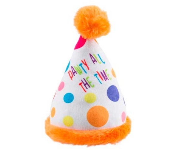 Happy Birthday Pawty Hat Dog Toy