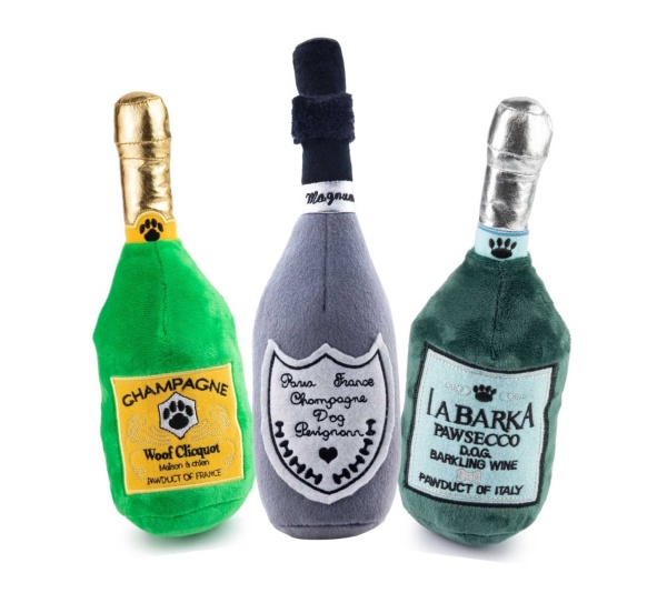 Pop The Bubbly Pawty! Squeaker Dog Toy