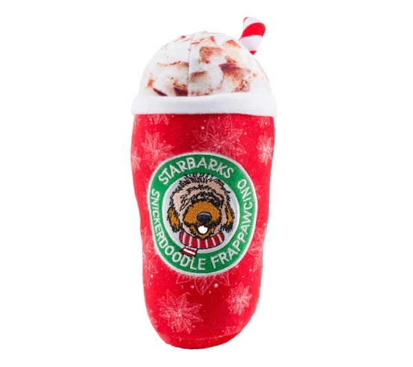 Starbarks Snickerdoodle Frappawcino Christmas Dog Toys