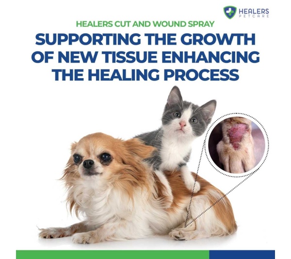 Healers Cut and Wound Spray For Pets