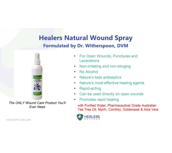 Healers Cut and Wound Spray For Pets