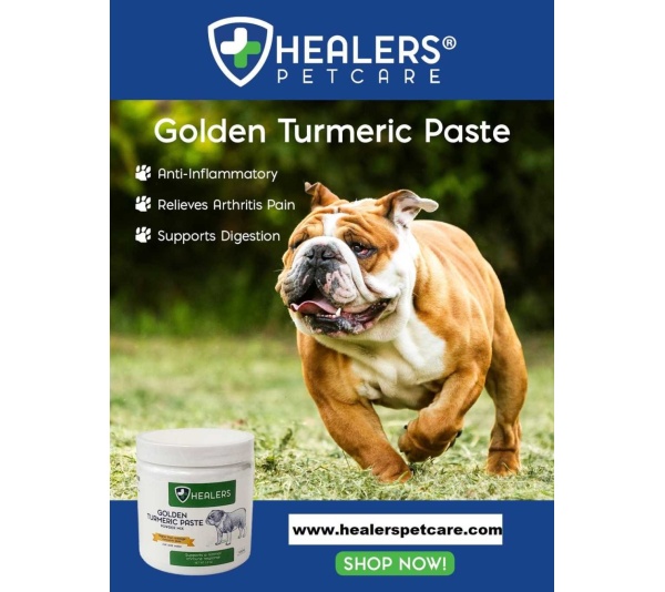 Healers Golden Turmeric Paste for Dogs