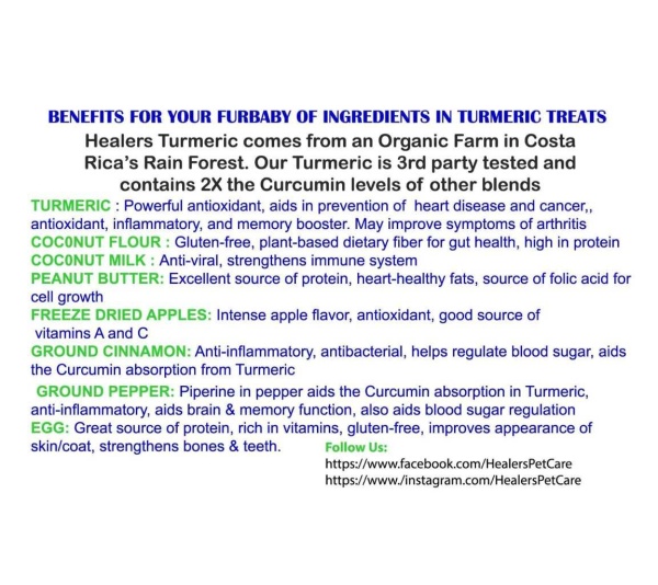 Healers Golden Turmeric Paste for Dogs