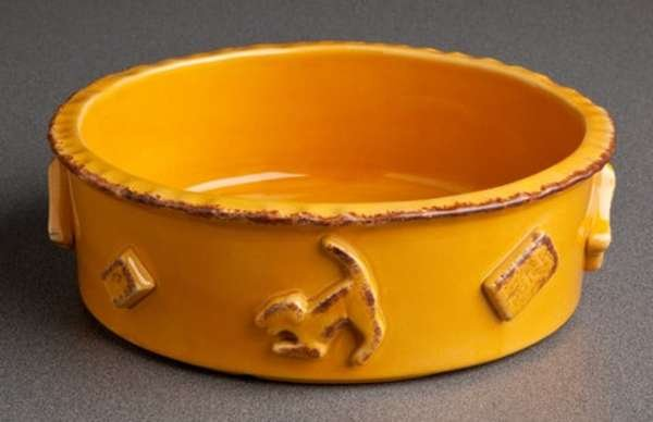 Caramel - Carmel Ceramica Dog Food/Water Bowl - Small