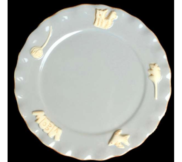 French Grey - Cat Whisker Plate - Plate