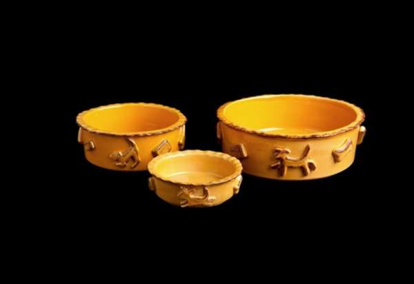 Caramel - Carmel Ceramica Dog Food/Water Bowl - Large