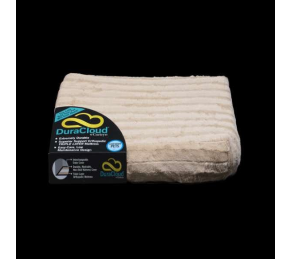 Camel - DuraCloud Orthopedic Pet Bed and Crate Pad - X-Small