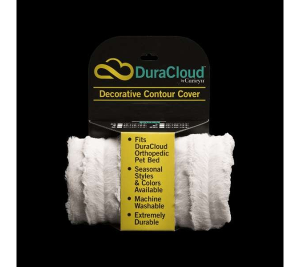 Sand - DuraCloud Orthopedic Pet Bed and Crate Pad Contour Cover - Medium