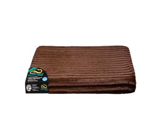 Brown - DuraCloud Orthopedic Pet Bed and Crate Pad - Large
