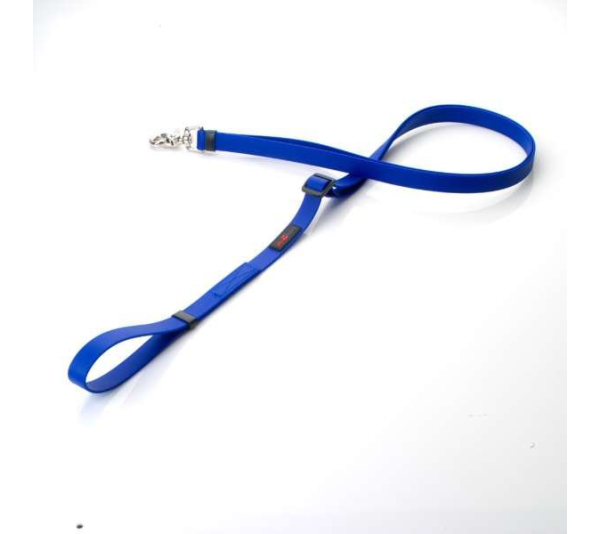 Blue - Boss Adjustable Leash - 3/4" x 4'-6'
