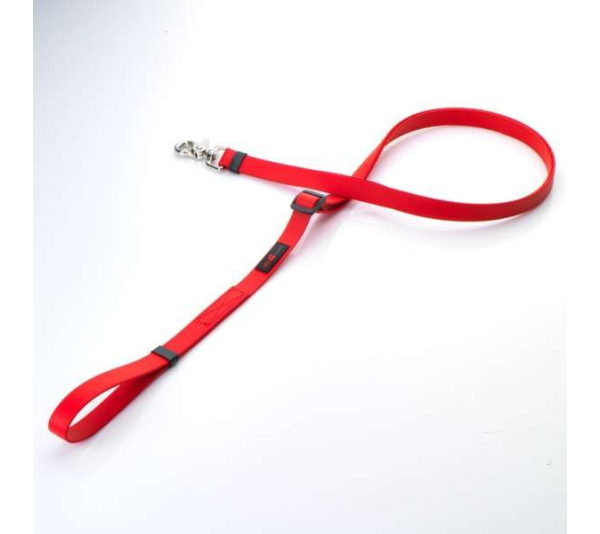 Red - Boss Adjustable Leash - 3/4" x 4'-6'