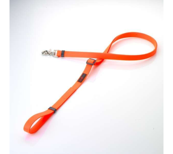 Orange - Boss Adjustable Leash - 5/8" x 4'-6'