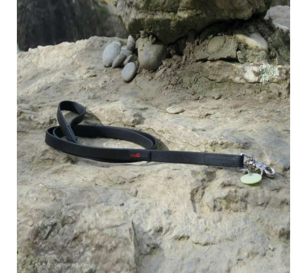 Black - Boss Regular Leash - 5/8" x 6'