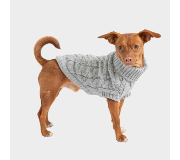 Grey - GF Pet Chalet Dog Sweater  - 3XL