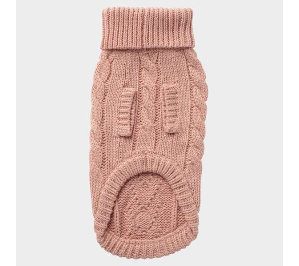 Pink - GF Pet Chalet Dog Sweater  - 2XS