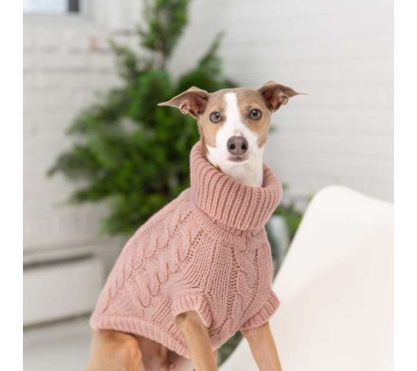 Pink - GF Pet Chalet Dog Sweater  - 3XL