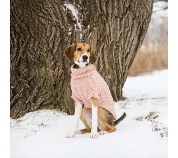 Pink - GF Pet Chalet Dog Sweater  - 2XS
