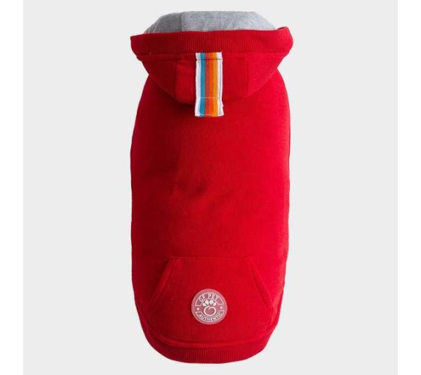 Red - GF Pet Elasto-Fit Urban Dog Hoodie - 2XL