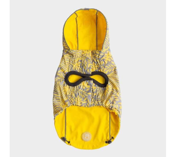 Yellow - GF Pet Reversible ElastoFit Raincoat  - 2XL