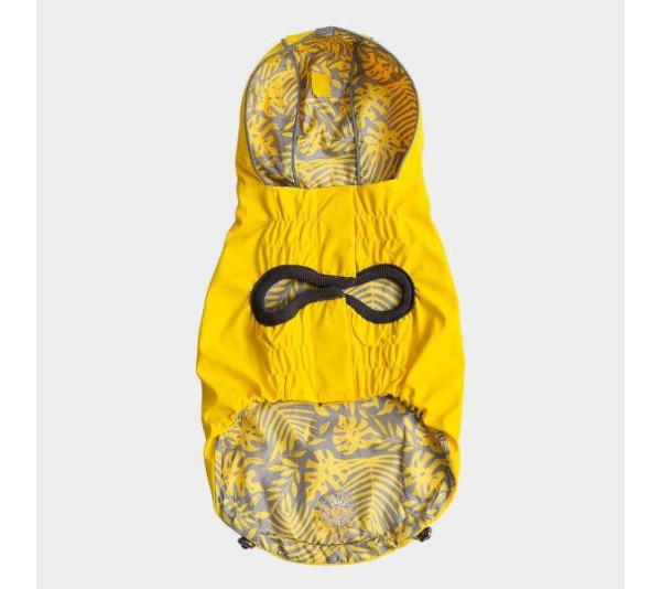 Yellow - GF Pet Reversible ElastoFit Raincoat  - 4XL