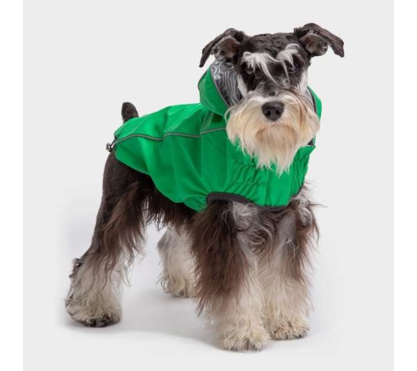 Green - GF Pet Reversible ElastoFit Raincoat  - 4XL