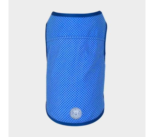 Blue - GF Pet ElastoFit Ice Vest - Medium