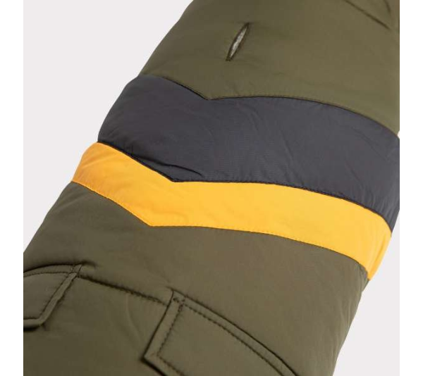 Dark Khaki - GF Pet  Alpine Puffer - XS