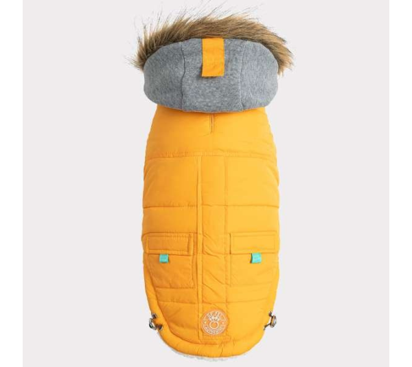 Yellow - GF Pet  Winter Sailor Parka  - 2XS