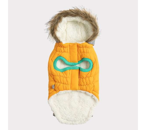 Yellow - GF Pet  Winter Sailor Parka  - XS